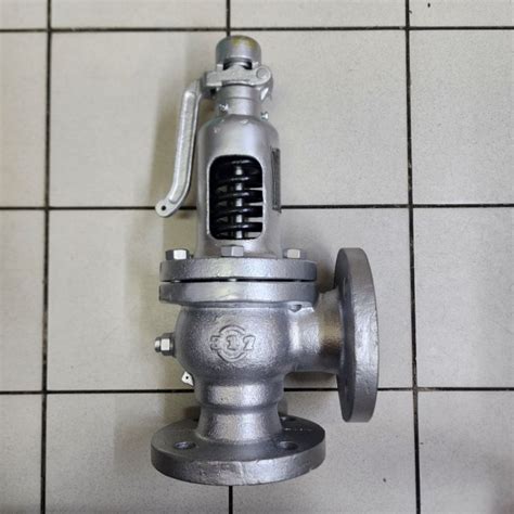 Jual Safety Valve 2 Inch Dn50 Flange Jis 10k Cast Iron 317 10 Bar Hand Lever Shopee Indonesia