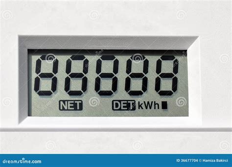 Digital electric meter stock photo. Image of control - 36677704