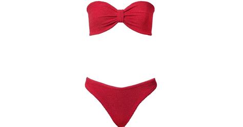 Hunza G Tina Bikini In Red Lyst Uk