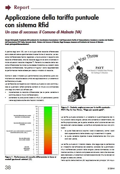 Applicazione Della Tariffa Puntuale Con Sistema Rfid Ars Ambiente