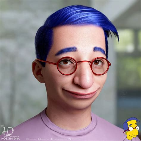 Milhouse Van Houten Word Art Quotes Realistic Cartoons Matt Groening