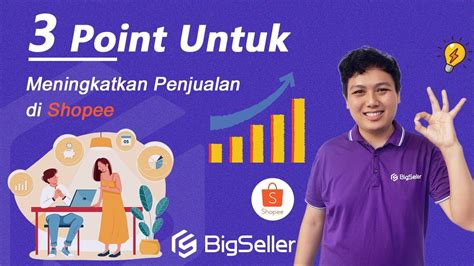 3 Point Untuk Meningkatkan Penjualan Di Shopee Youtube