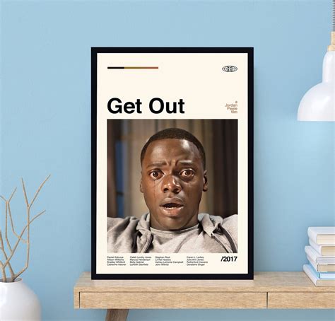 Get Out Poster, Get Out Movie Poster, Jordan Peele, Retro Poster ...