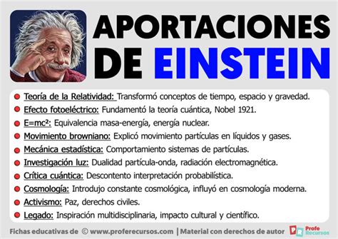 Las Aportaciones De Einstein