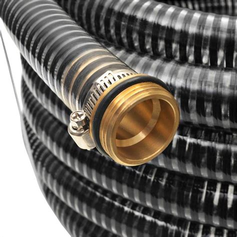 Suction Hose With Brass Connectors 3 M 25 Mm Black