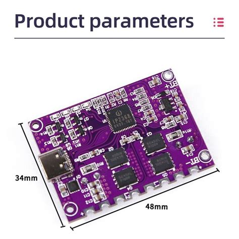 IP2368 Bidirectional 100W Fast Charging Module Boost Type C Interface