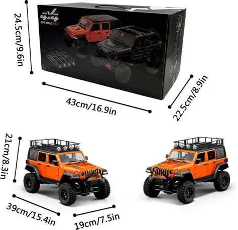 MNRC MN128 RTR 1 12 2 4G 4WD RC Car LED Light Rock Crawler Climbing Off