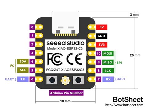 Seeed Studio Xiao Esp32c3 微型開發板 Botsheet