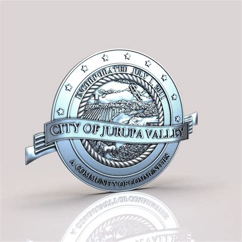 Jurupa City Seal 3D model 3D printable | CGTrader