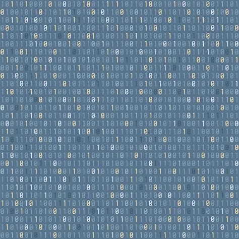 Binary Code Seamless Vector Texture Abstract Blue Binary Background