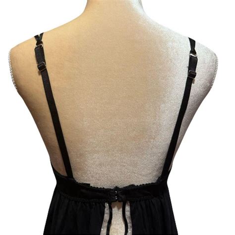 Victorias Secret Babydoll Nighty Lingerie Black And Depop