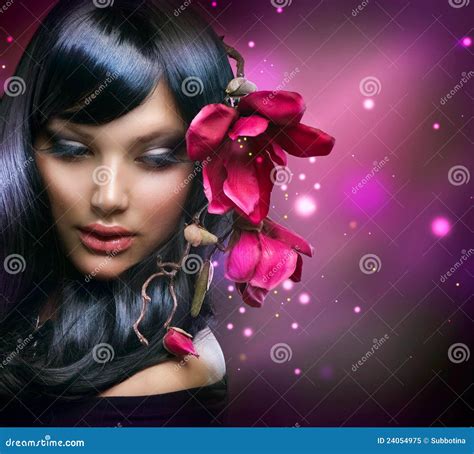 Fille De Brunette De Mode Image Stock Image Du Mode 24054975