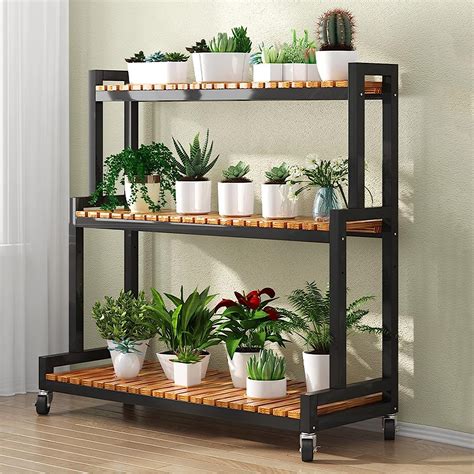 LIGUOYI Porte Pots Plante Fleurs Etagere Plante Exterieur Intérieur