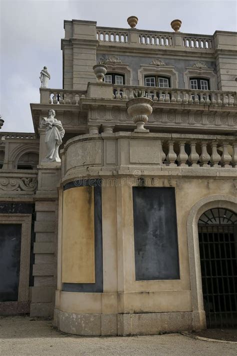 Beautiful and Colossal National Palace of Queluz in Portugal Editorial ...