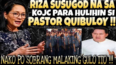 OMG RIZA HONTIVEROS SUSUGOD NA SA DAVAO KOJC PARA HULIHIN SI PASTOR