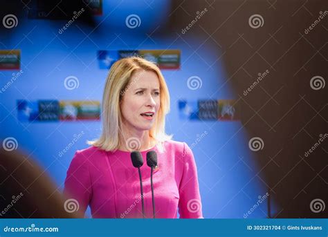 Kaja Kallas, Prime Minister of Estonia Editorial Stock Image - Image of summit, security: 302321704