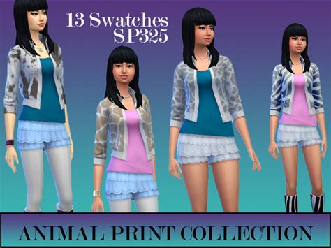 The Sims Resource Animal Print Collection