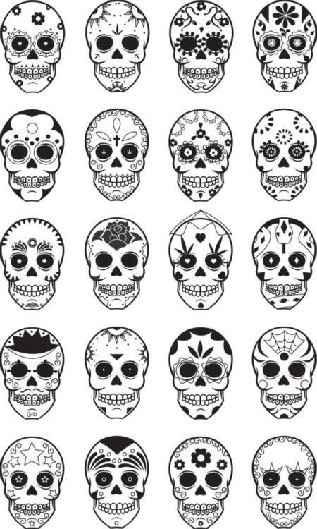 Super Cool Easy Halloween Skulls Carving Templates Back Tattoo Thigh