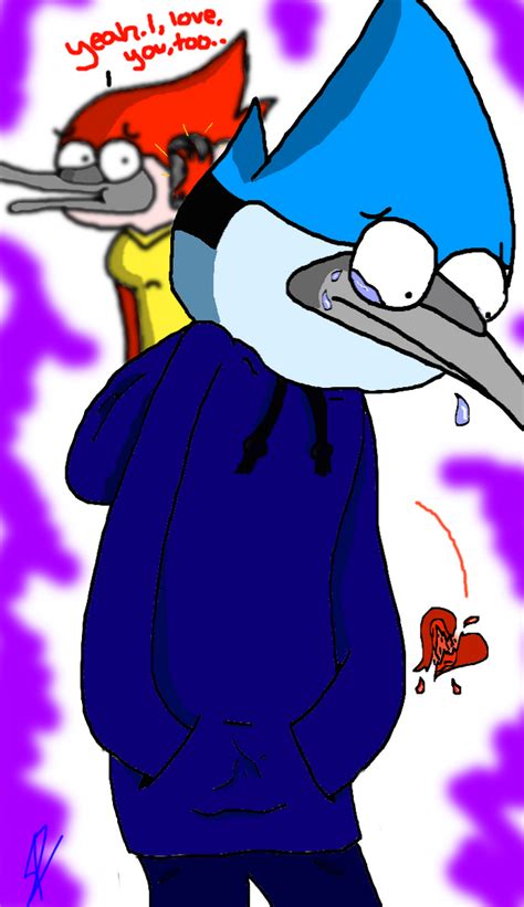 Sad Mordecai Is Sad C By Theyoungerartist19 On Deviantart