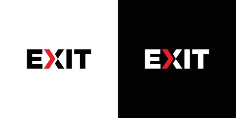 Exit Logo Vector Art, Icons, and Graphics for Free Download