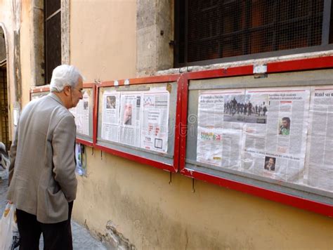 Reading Newspapers Editorial Photography Image Of Events 27712612