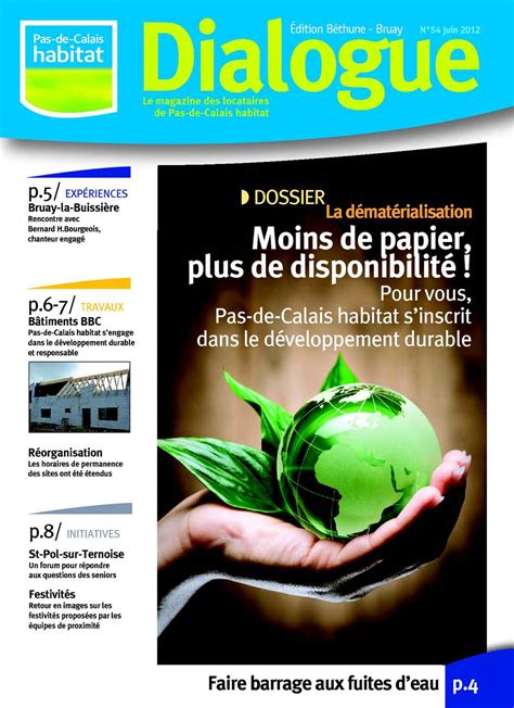 Calam O Edition B Thune Bruay Dialogue Le Magazine Des Locataires