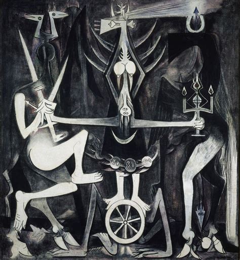 Wilfredo Lam Untitled 1958 La Brousse El Arte Del Cubano