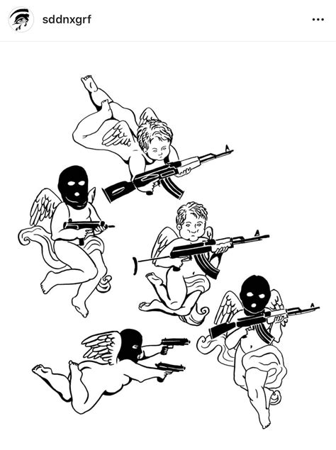 Эскиз ангел в балаклаве (Много фото) - drawpics.ru