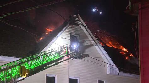 Firefighter Injured Battling 3 Alarm Blaze Inside Multi Story Malden Home