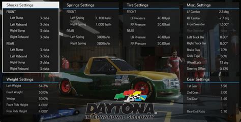 NASCAR Heat 5 Daytona Setups Best Sim Racing Setups