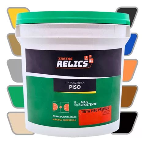 Tinta Piso L Acr Lica Premium Quadras Garagens Cores Mercadolivre