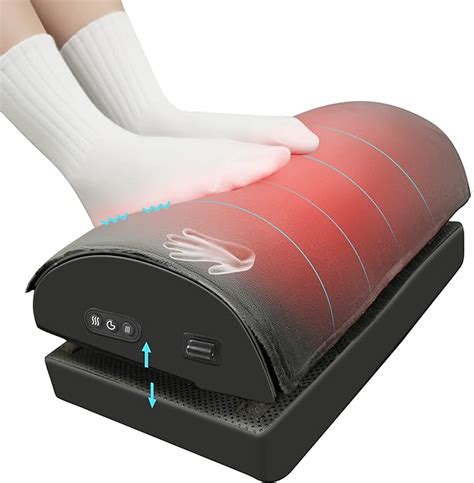 Snailax Foot Rest Under Desk At Work Heated Footrest With Double Layer