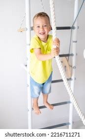 Happy Healthy Baby Boy Does Sports Stock Photo 2216711271 | Shutterstock