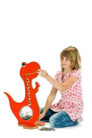 Big Belly Bank Dino Spardose Rot 57cm Kugelbahn Effekt Amazon De