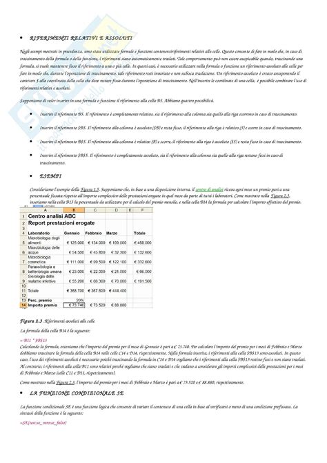 Excel Appunti Di Informatica Di Base