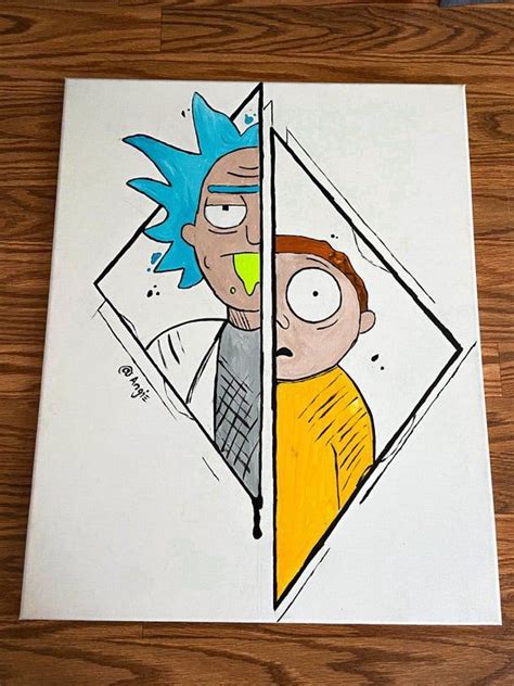 Simple Rick And Morty Drawings Drawing Word Searches