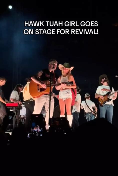 Hawk Tuah Woman S Fame Reaches New Heights As She Joins Country Music Star On Stage Viral Unilad