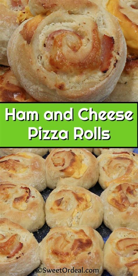 Ham And Cheese Pizza Rolls Sweet Ordeal Video Recipe Video