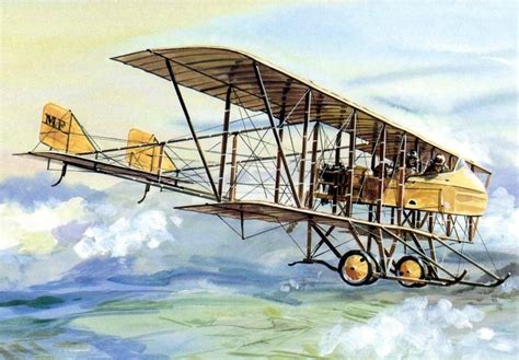 1914 Maurice Farman Mf 11 Longhorn Tony Theobald Aircraft Painting