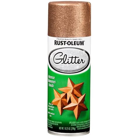 Rust Oleum Specialty 10 25 Oz Copper Glitter Spray Paint 6 Pack