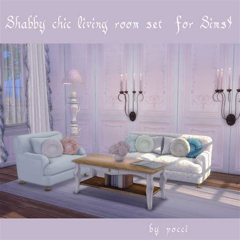 Sims 4 Shabby Chic Table