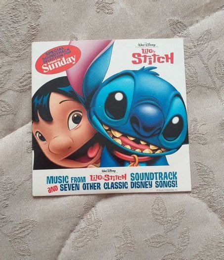 Lilo Stitch Soundtrack 7 Other Classic Disney Songs Cd For Sale in ...