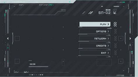 ArtStation - FUI / UI - App / Game Main Menu Cyberpunk style template ...