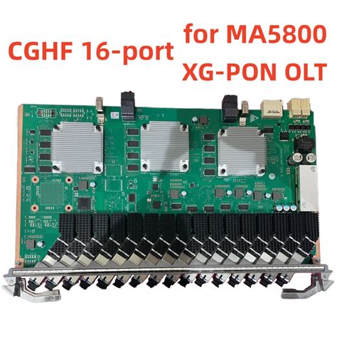 16 Puertos 10G GPON Board CGHF Para MA5800 Series OLT XG PON Y GPON