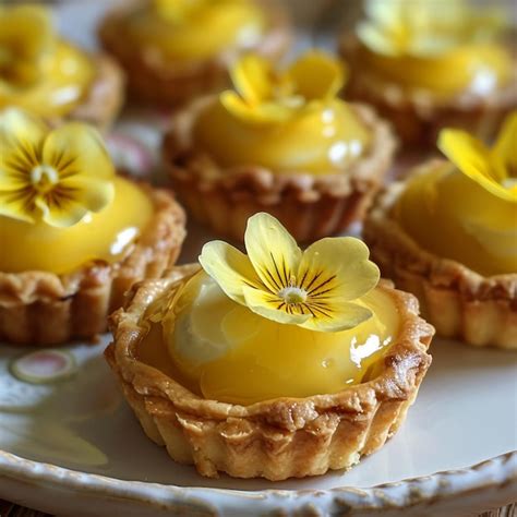 Premium Photo Miniature Tartlets Filled With Lemon Curd