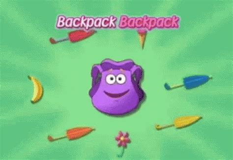 Dora The Explorer Backpack Backpack Backpack GIF - Dora DoraTheExplorer ...