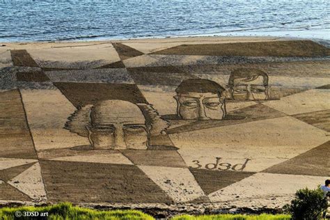 Extraordinary 3d Beach Art By Jamie Harkins Hongkiat