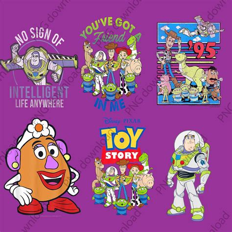 300dpi Bundle Png Files Toy Story Png Toy Story Clipart Etsy