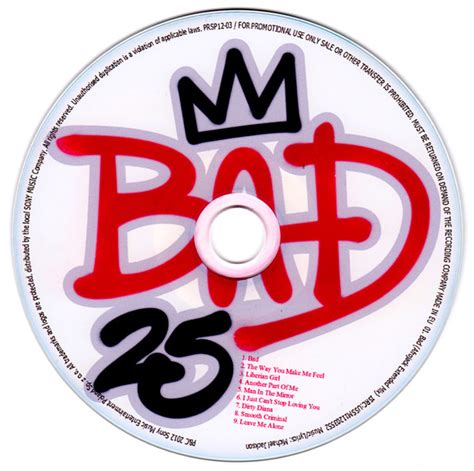 Michael Jackson - Bad 25 (2012, CDr) | Discogs