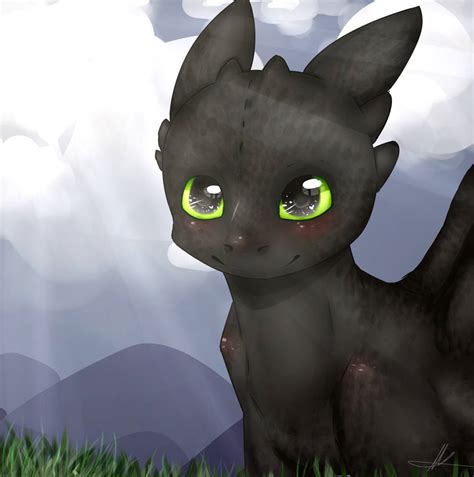 Toothless - Fan Art by TokkiArt on DeviantArt